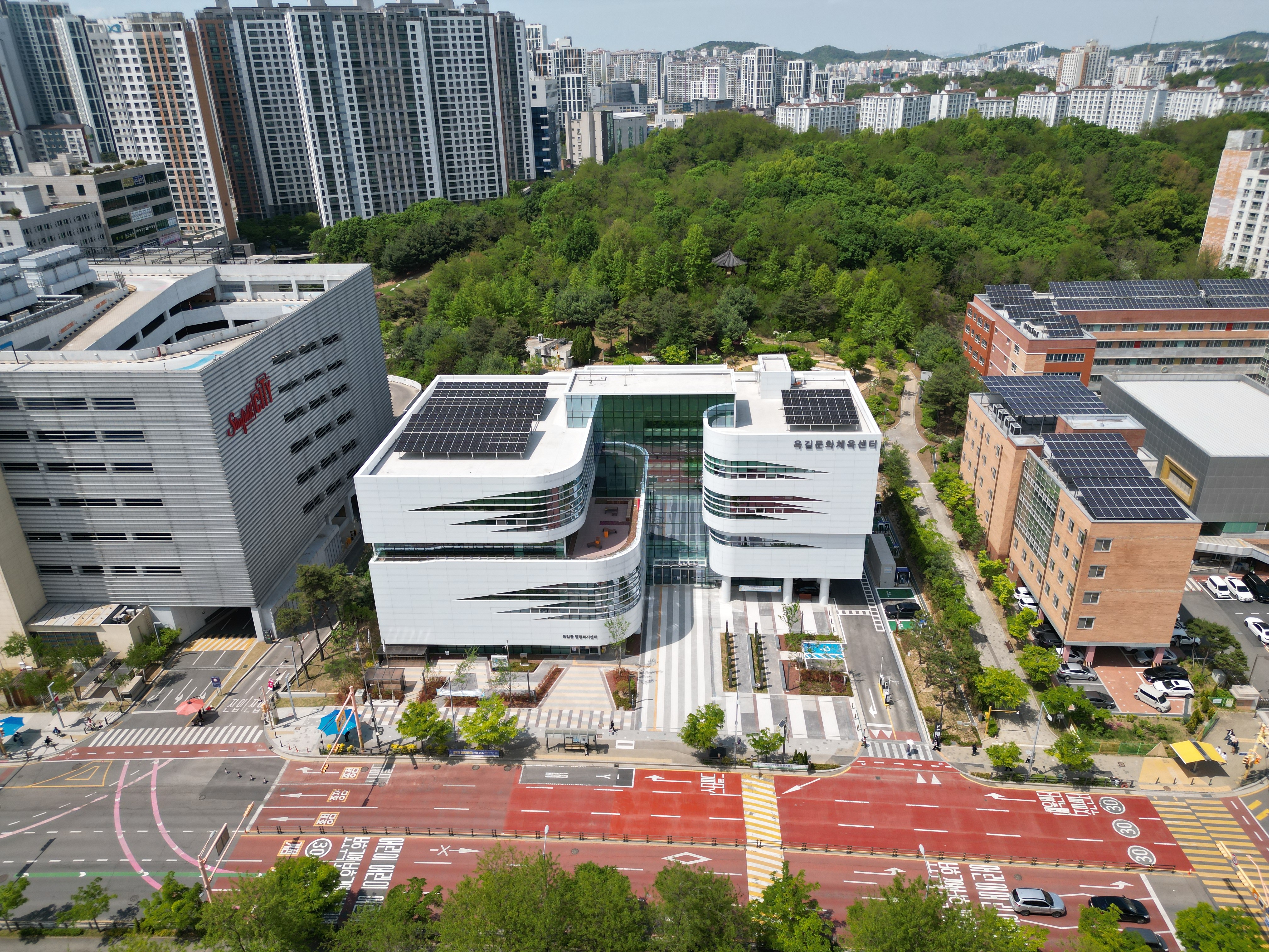 옥길문화체육센터 전경